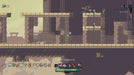 Classic pixel-art gameplay screenshot from Risk of Rain Returns on PC Steam, showing the player navigating ancient ruins and avoiding enemies. Get your Risk of Rain Returns Steam CD Key at RushGame.co for retro roguelike action