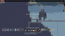 Gameplay screenshot from Risk of Rain on Xbox One, featuring a player facing the Colossus boss, a giant stone guardian, in a snowy level. Buy your Risk of Rain Xbox One CD Key at RushGame.co and experience classic roguelike action.