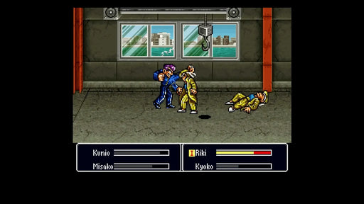 Screenshot from River City Girls Zero on Steam showing a classic beat ‘em up fight scene with playable characters in a city backdrop. Buy your River City Girls Zero Steam CD Key at RushGame.co and enjoy instant digital delivery for this retro action game