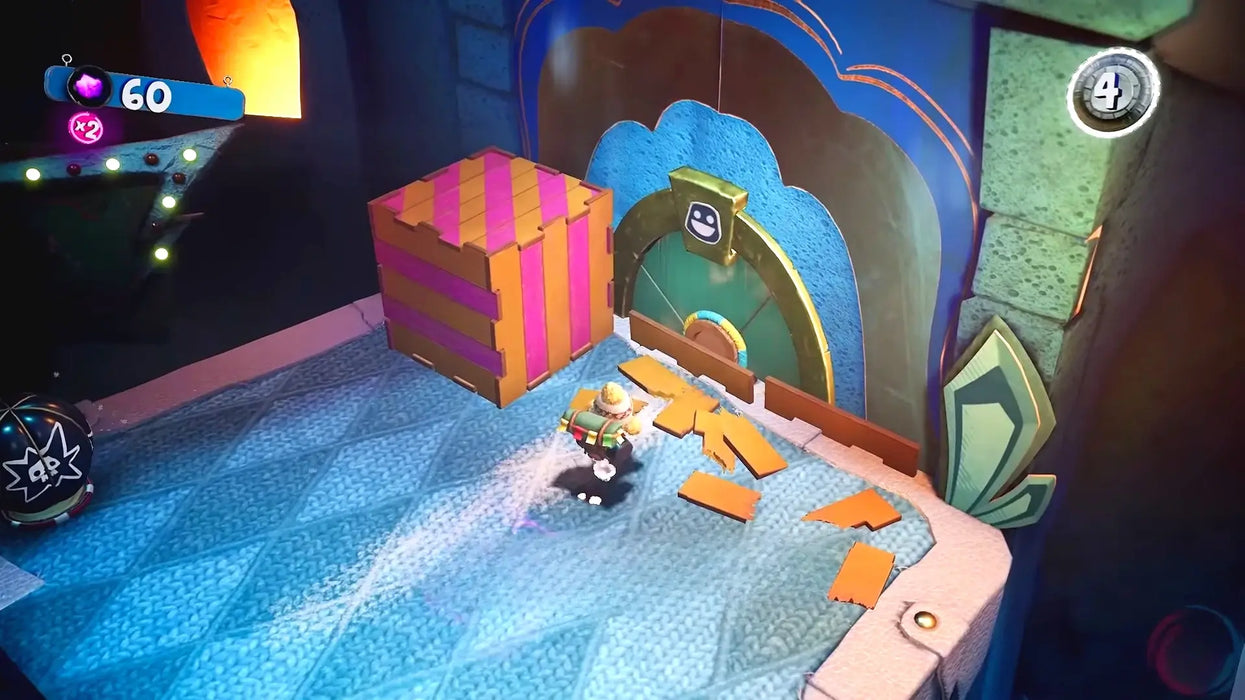 Gameplay screenshot from Sackboy: A Big Adventure Steam Key, highlighting cooperative puzzle-solving and fun challenges. Purchase your digital code now at RushGame.co for fast activation!