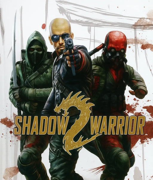 Image of the Shadow Warrior 2 Deluxe Edition cover art, featuring three armed characters in dramatic poses. Buy Shadow Warrior 2 Deluxe Edition GOG Key instantly at RushGame.co for fast digital delivery and secure shopping