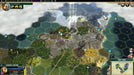 Gameplay image from Civilization V Complete Edition Steam, featuring a player’s empire expanding across varied terrain hexes, including cities, forests, and resources. Discover great deals on Civ V Steam codes at RushGame.co – unlock and play now!