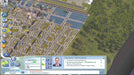 Screenshot from SimCity 4 Deluxe Edition showing blue commercial zones, green residential areas, and city opinion polls with mayor ratings. Unlock your SimCity 4 Deluxe Edition Origin CD Key at RushGame.co and build the city of your dreams today