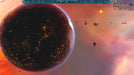 Gameplay image from Sins of a Solar Empire 2 featuring an epic space conflict near a glowing planet at dusk, perfect for fans of galactic strategy—buy your Steam digital key at RushGame.co.