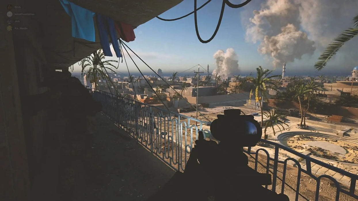 Gameplay image from Six Days in Fallujah Steam Key, showing intense urban combat and strategic team play. Buy your digital PC game key at RushGame.co for fast and secure delivery