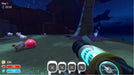 Nighttime exploration in Slime Rancher Steam, with a player collecting slimes and resources. Purchase your Steam key at RushGame.co