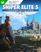 Sniper Elite 5 Season Pass One Xbox One game cover featuring the main character overlooking a French coastal fortress. Buy your Xbox digital code at RushGame.co.