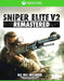 Sniper Elite V2 Remastered XBOX One digital cover art showcasing a sniper aiming through his scope in war-torn city ruins, highlighting the game's intense WWII action. Get your Sniper Elite V2 Remastered Xbox One key instantly at RushGame.co and experience all DLC missions included!
