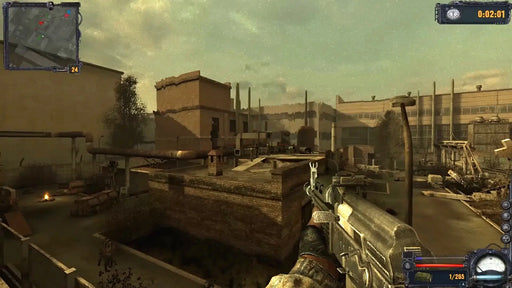 This image captures an abandoned industrial area in S.T.A.L.K.E.R.: Clear Sky, highlighting the gritty environments available through the GOG CD Key. Buy your digital S.T.A.L.K.E.R.: Clear Sky code at RushGame.co and experience the tension of the Zone today