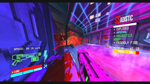Fast-paced action in ULTRAKILL with neon-lit corridors and explosive combat effects. Buy ULTRAKILL Steam Key at RushGame.co for adrenaline-fueled retro shooter gameplay