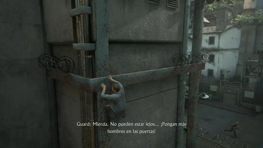 High-stakes prison escape scene with stealth climbing mechanics in Uncharted: Legacy of Thieves Collection. Get your Steam key at RushGame.co for epic storytelling and exploration