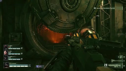 Action-packed firefight in Warhammer 40,000: Darktide as players battle enemy hordes in a grim industrial zone. Secure your Darktide Steam Key instantly at RushGame.co