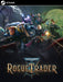 Cover art for Warhammer 40,000: Rogue Trader Steam Key featuring the main characters in an epic pose. Get it instantly at RushGame.co and join the Imperium